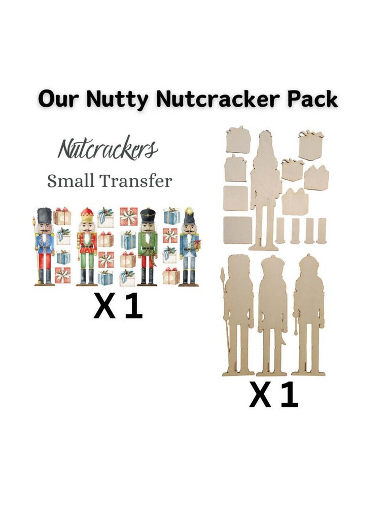 Nutty Nutcracker Project Kit | Dixie Belle Paint Co. | Transfer & Wood