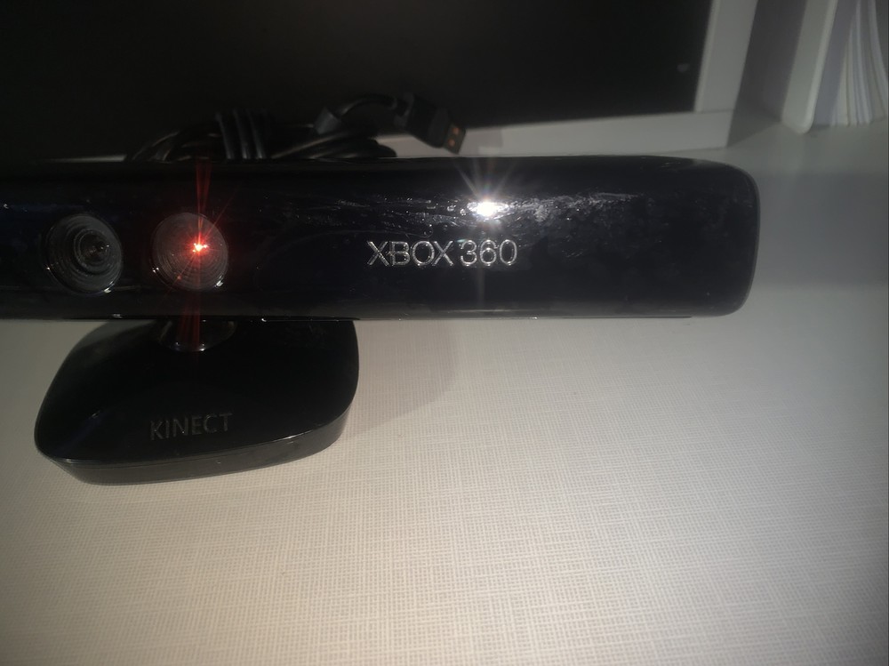 Microsoft Xbox 360 Kinect Sensor Bar Only Black Tested Working Gaming