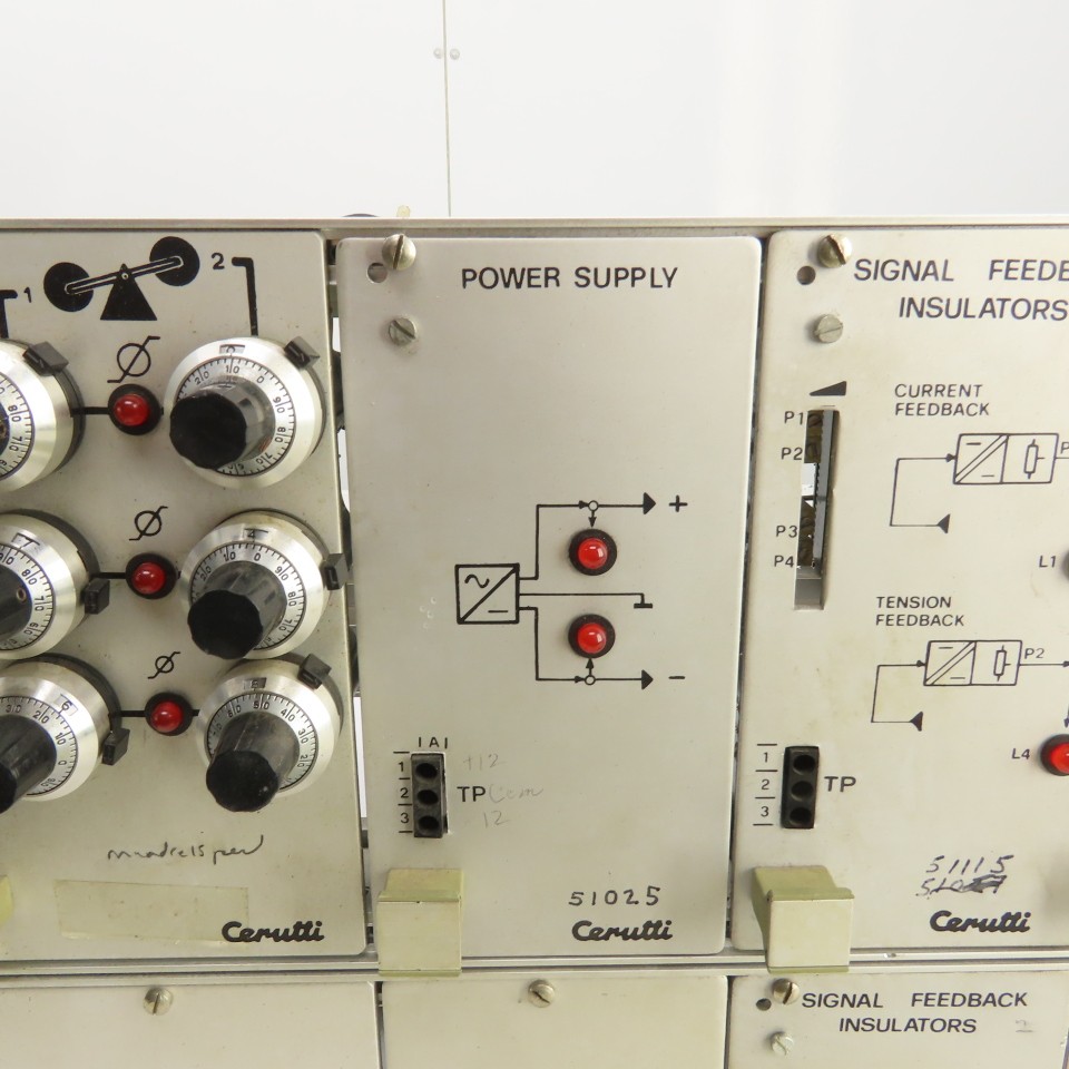 Cerutti RE 41303B Control Panel Assembly Regulator Phase, Feedback, Power Supply