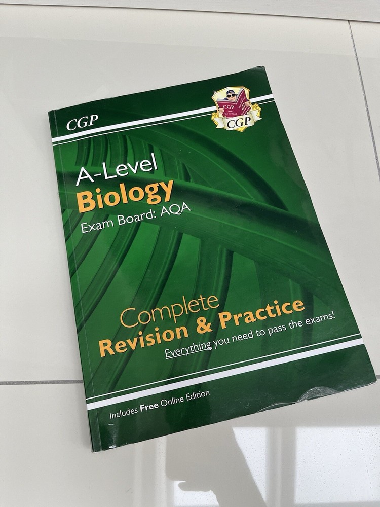 CGP A-Level Biology AQA Complete Revision Guide And Practice Book