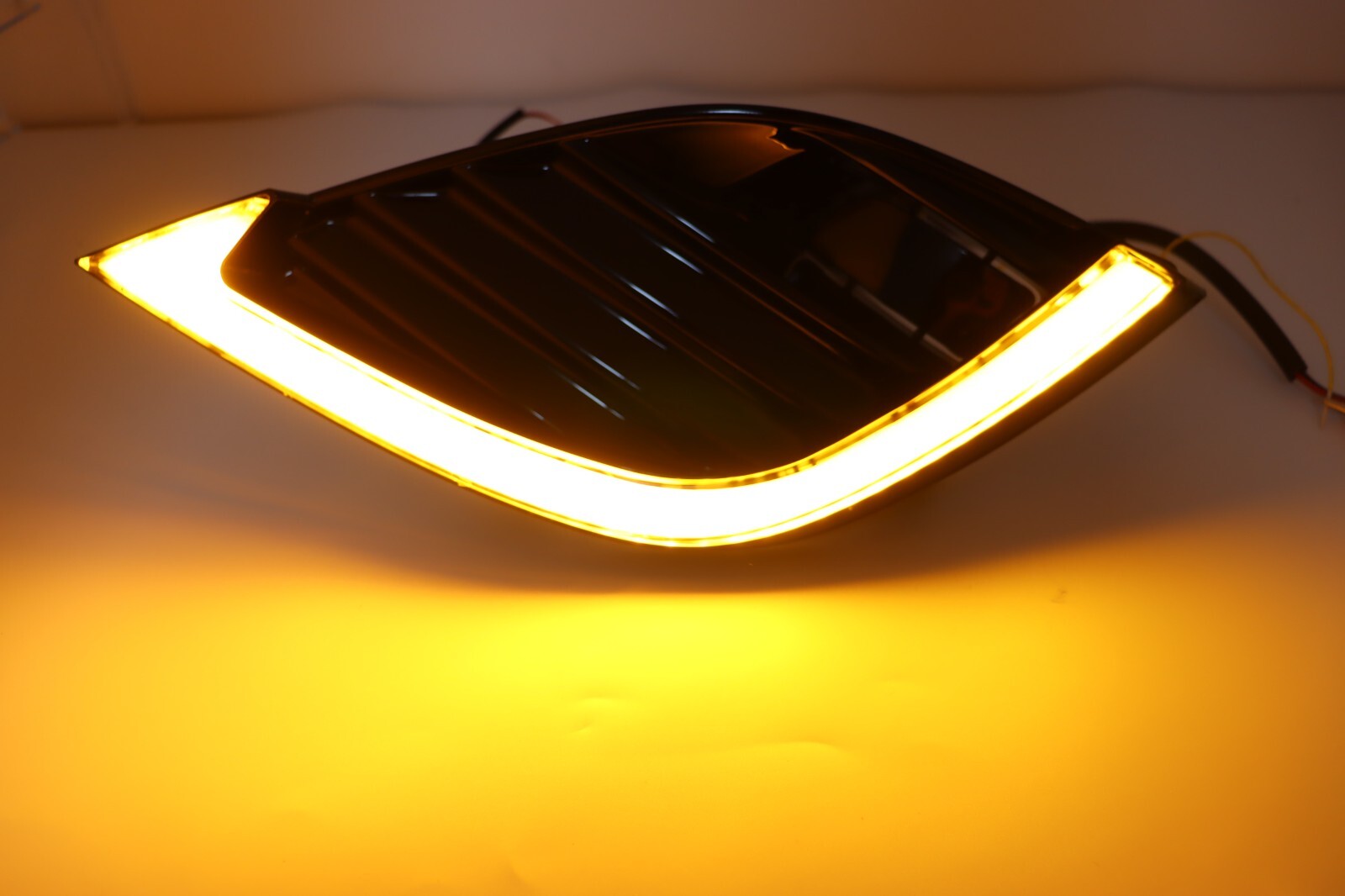 LED Front Fog Bezel Lamp Daytime Running Light w/Turn For Toyota Camry XSE 18-20