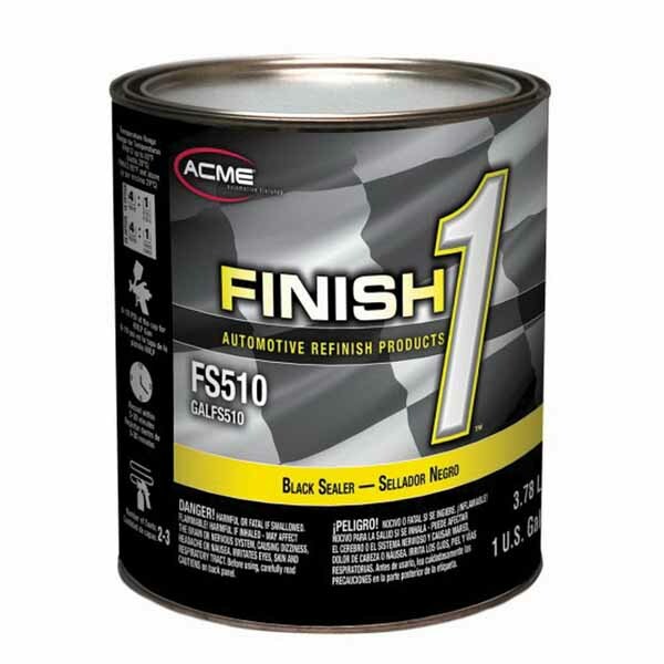 Acme Finish 1 FS510-4 4.1 VOC Black Enamel Sealer Undercoat (Quart)