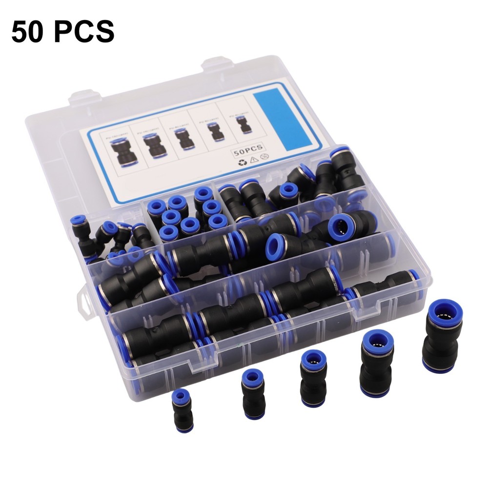 Quick Release Pneumatic Connectors 50pcs for Efficient Pipe Connections