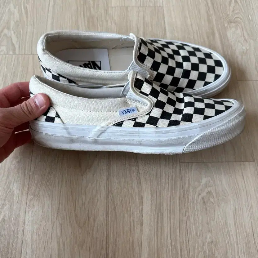 Vans Vault Authentic Checkerboard Sneakers, Size 250