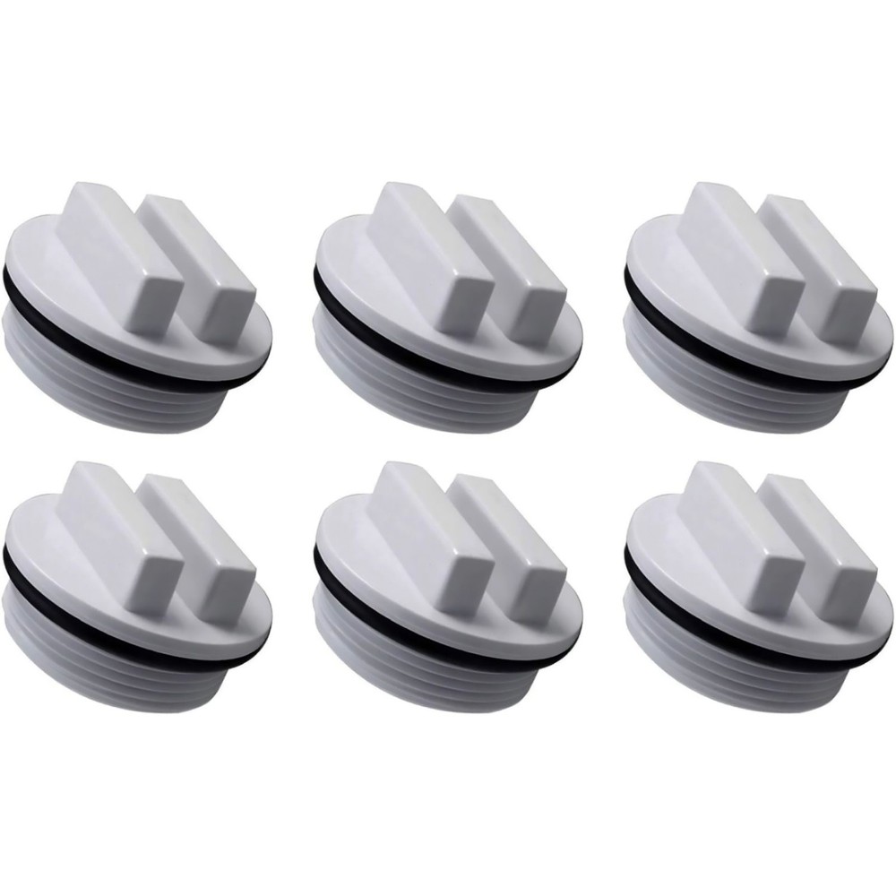 6* Pool Threaded Plugs Filter Drain Plug SP1022C For Winterizing Pools