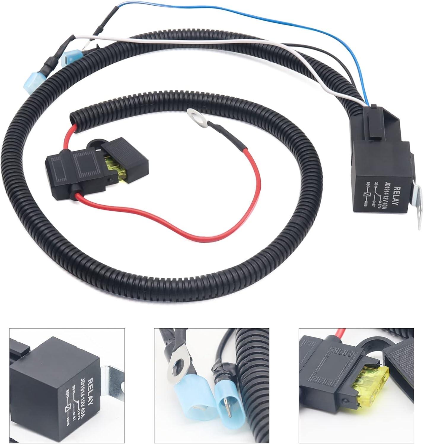 High Low Beam 4 Lights Kits Compatible with 88-98 Chevy GMC Truck，High Beam an