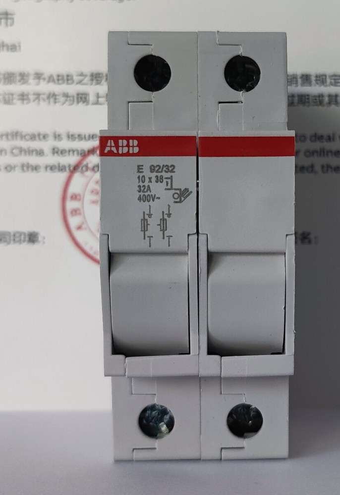 ABB E90 fused disconnect switch E92/32 2P 32A