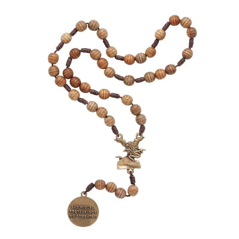 St Michael Chaplet, handcraft, Wood, Saint Michael Chaplet, St Michael Novena