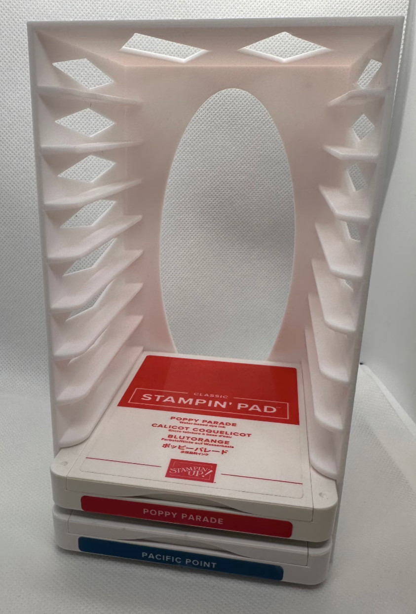 STORAGE CASE for Stampin Up Ink Pads NEW CURRENT DESIGN holds up to 10 pad EMPTY