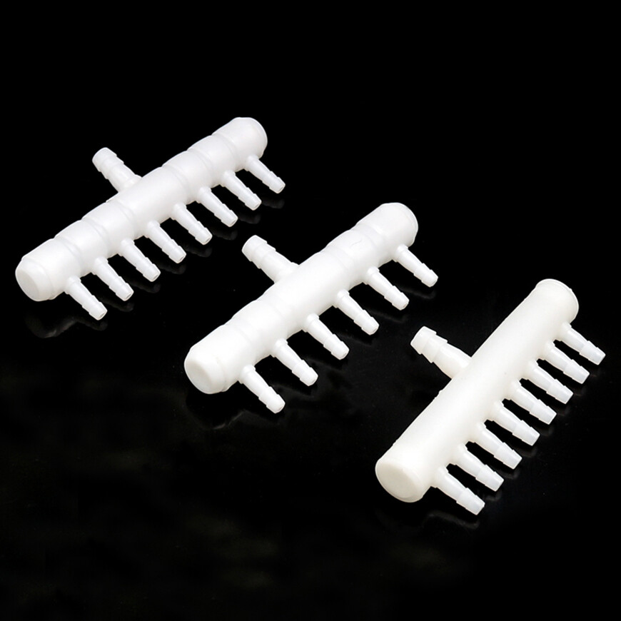 Air Line Splitter Manifold / Plastic Valve 2-8 Way for Aquarium Pond Air Pump