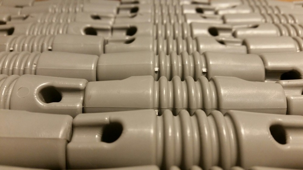 4 GRAY NYLON DOG BONE ANTENNA END INSULATORS MADE IN AMERICA QUALITY SOLID 3”
