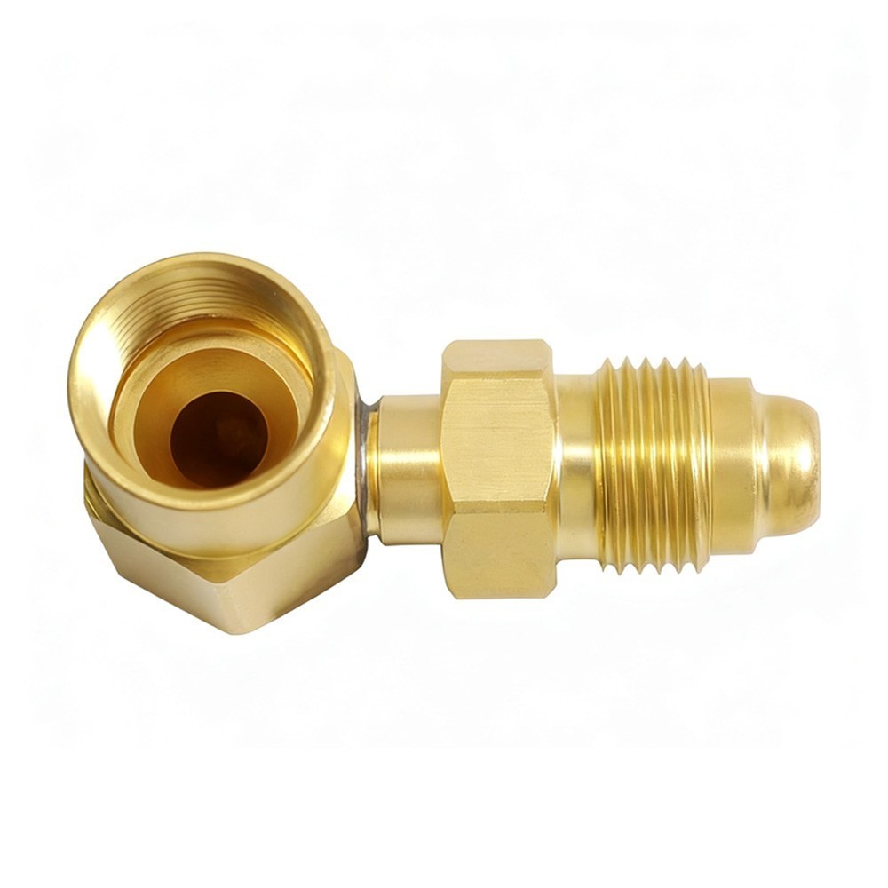 90 Degrees Elbow Adaptor Efficient Gas Utilization Long-lasting Connection