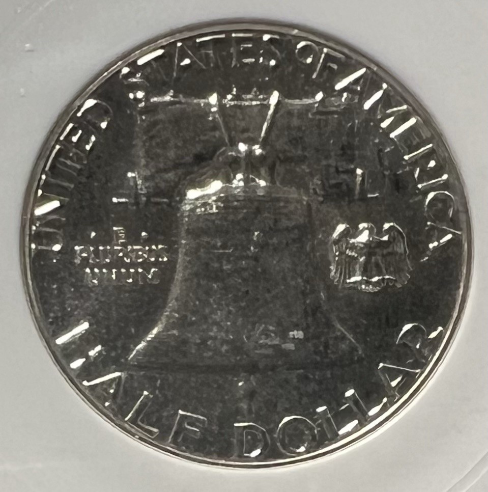 1958 FRANKLIN HALF DOLLAR HALF DOLLAR HIGH GRADE PROOF
