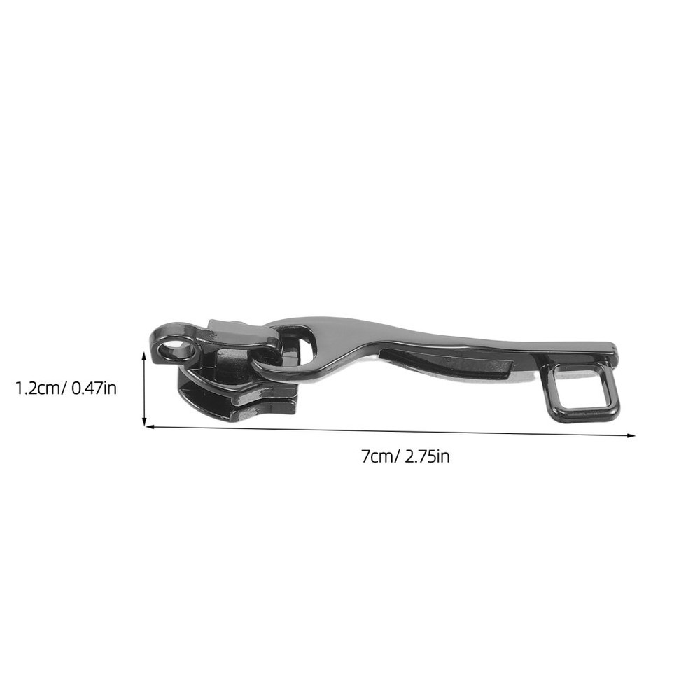 4 PCS Explosion-proof Combination Lock Zipper Double Layer Slider