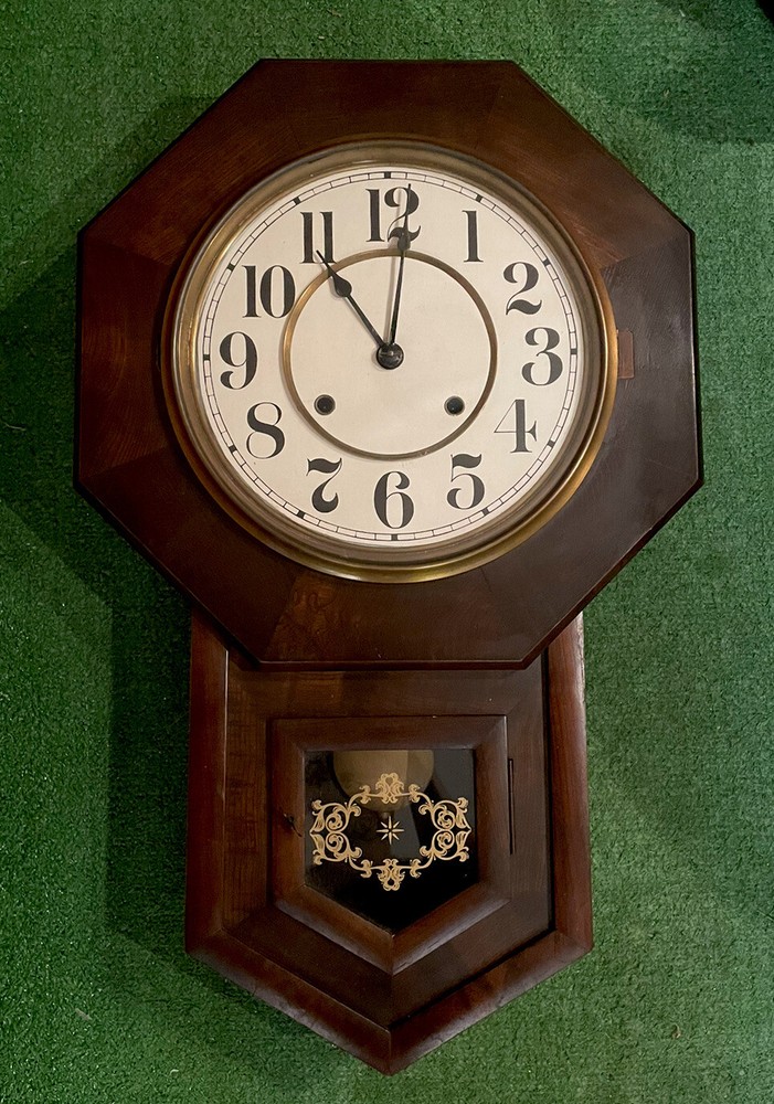 Antique Schoolhouse Style Wall Clock