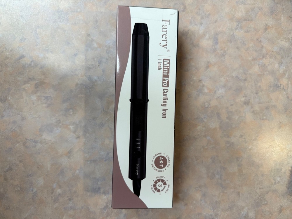 Farery Mini Pro Curling Iron 1" -Black