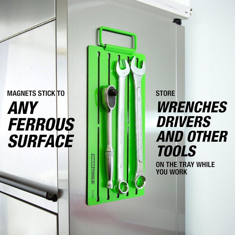 Pro Magnetic Socket Tray, Customizable Ratchet Organizer, Adjustable Drive St...