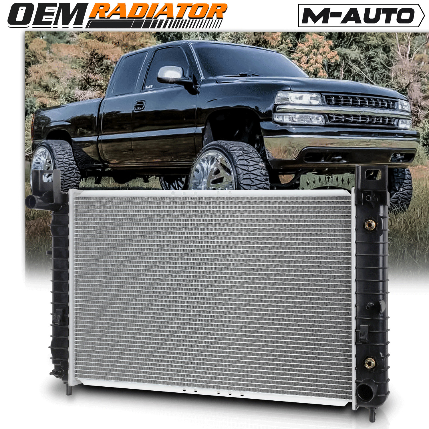 2334 Aluminum Radiator OE Replacement for 1999-2006 Silverado/Sonora/Escalade AT