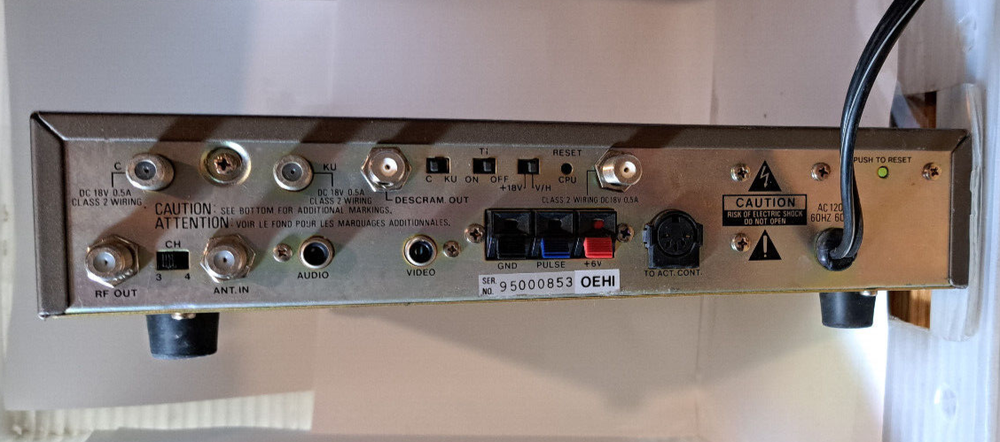 Uniden Satellite receiver UST-5500 Tested Works
