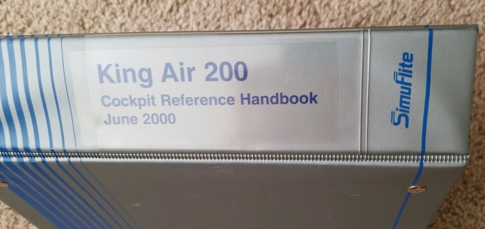 SimuFlite King Air 200 Cockpit Reference Handbook June 2000