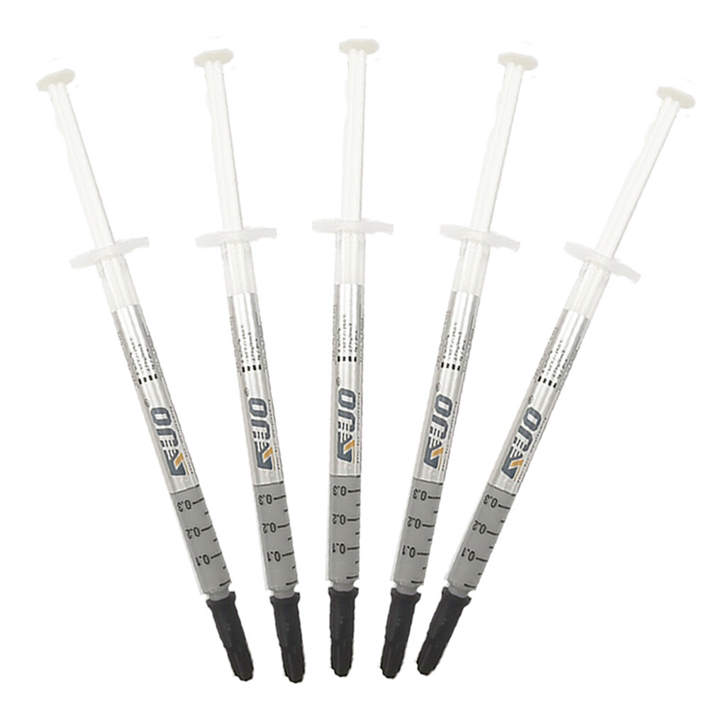 (5-pack) Thermal Grease GPU CPU VGA Heatsink Cooling Compound Paste Syringe US
