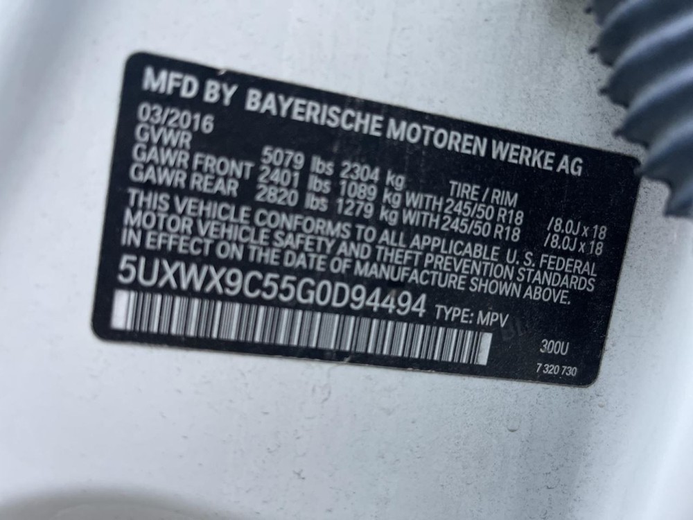 Head-up Display 2013-2017 BMW X3 Information Screen Unit (in dash) 1010348