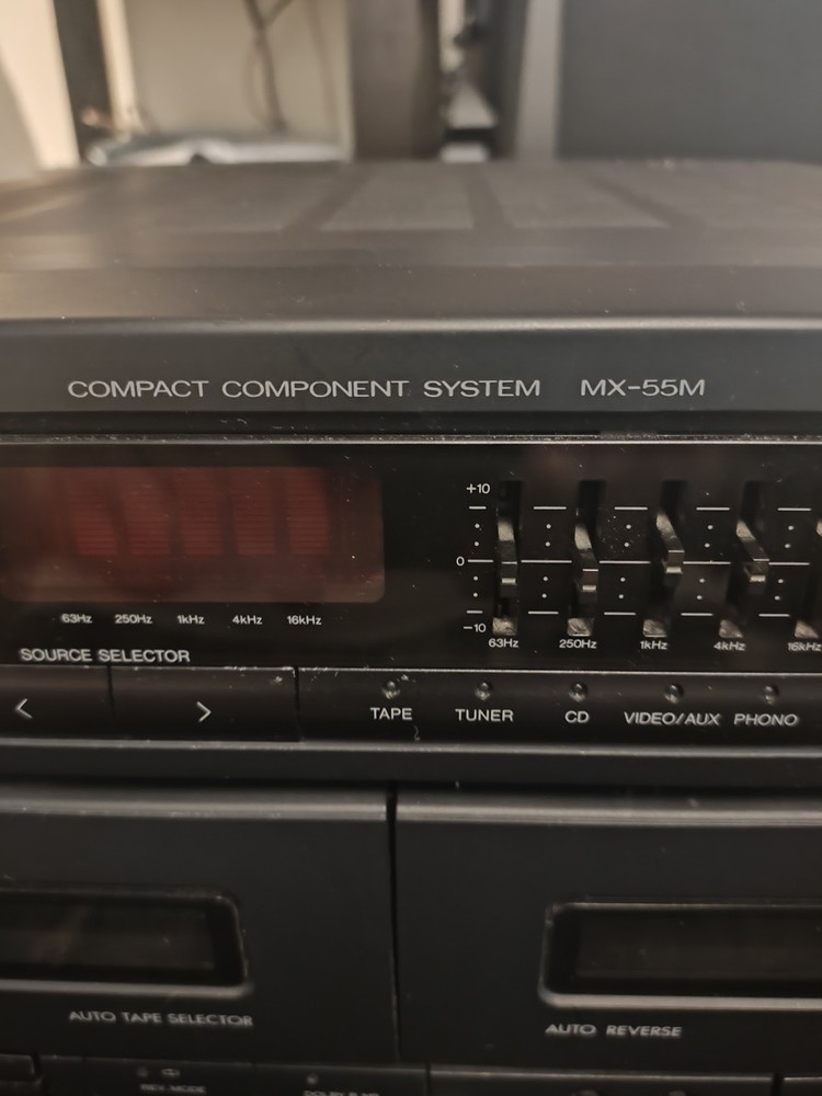 JVC CA-MX55MBK Compact Component System Stereo Receiver WORKS!!