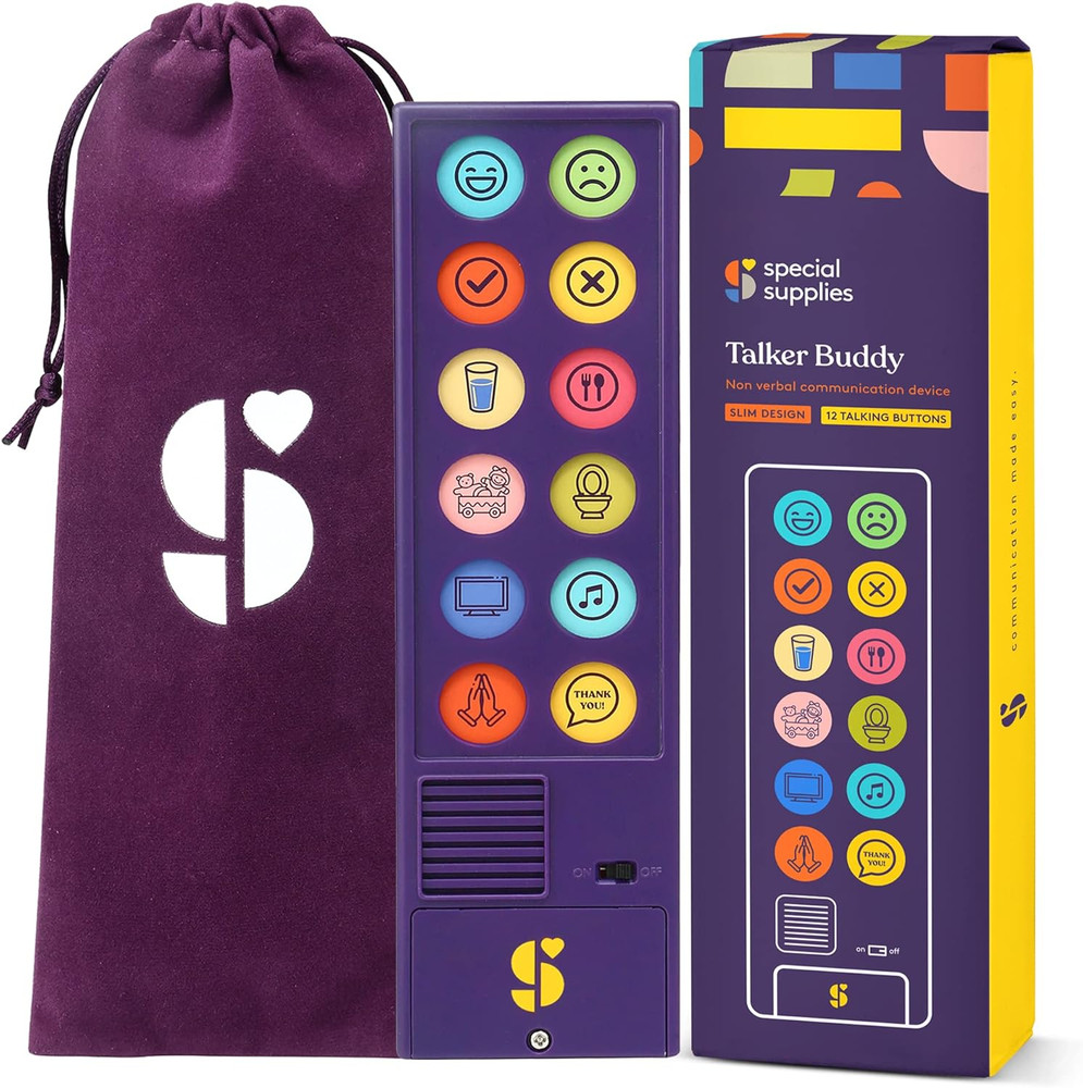 AAC Communication Device for Speech Therapy, Talker Buddy Communication Device f