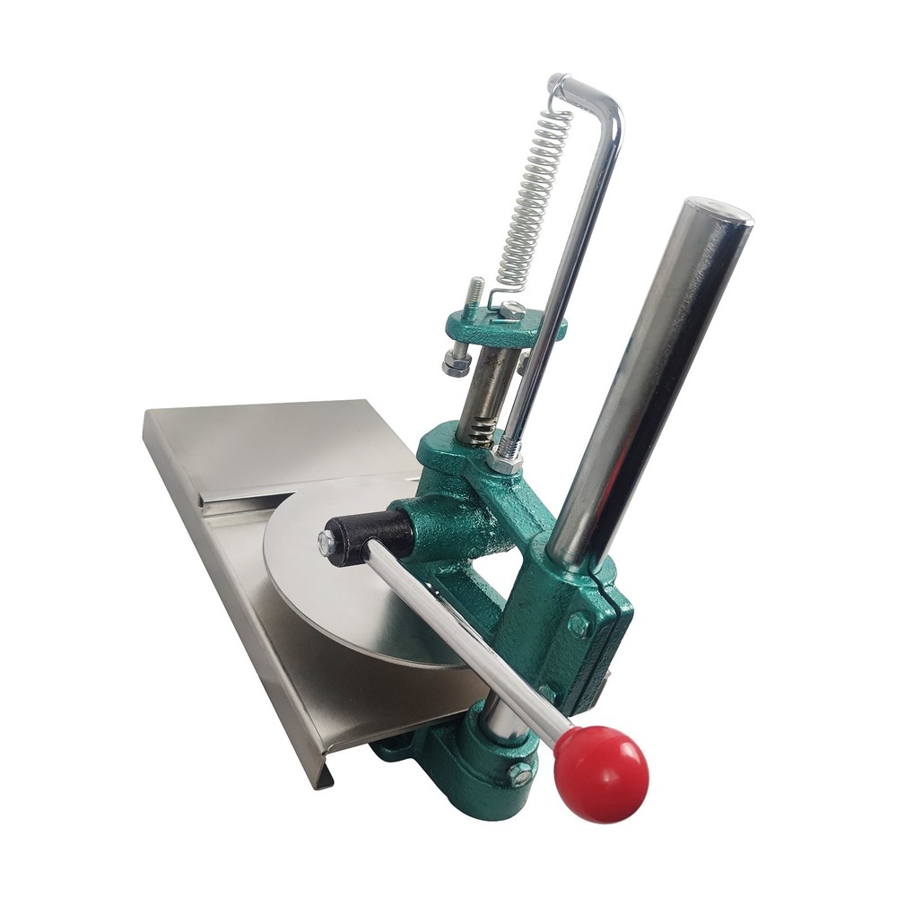 Manual Press Pizza Dough Pancake Flatbread Forming Machine Plate Diameter 20cm