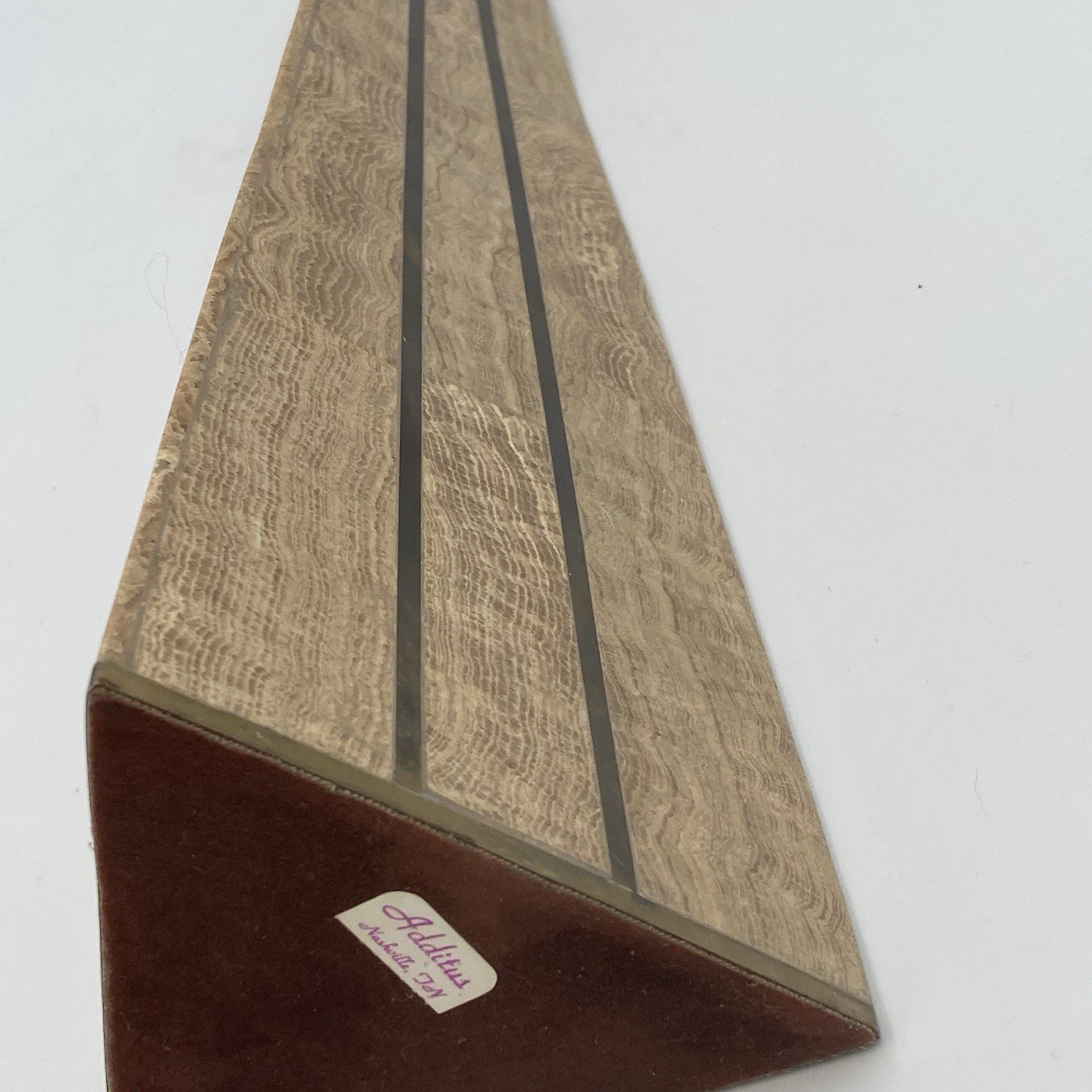 Vintage Mid-Century Modern Rare Robert Marcius Stone Brass Obelisk 16” Additus