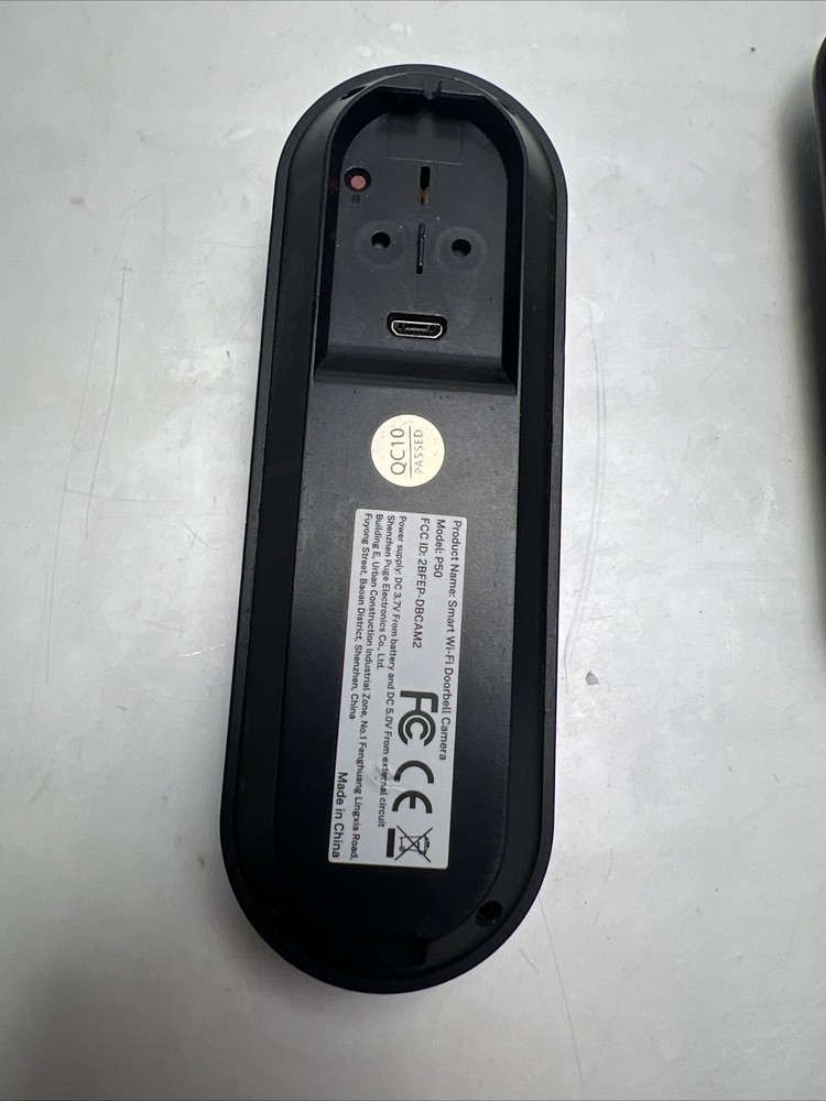 smart Wi-Fi doorbell camera Model: P50