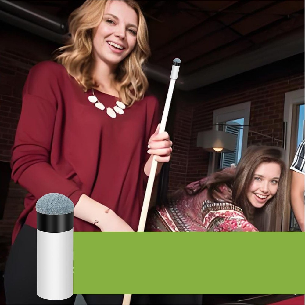 Pool Cue Tips Kit, 10 Sets Billiard Cue Tips, 12mm 13mm Ferrules, Blue