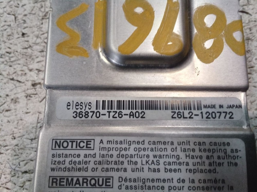 Camera/Projector Camera Lane Keep Assist Windshield Fits 14-15 MDX 337751