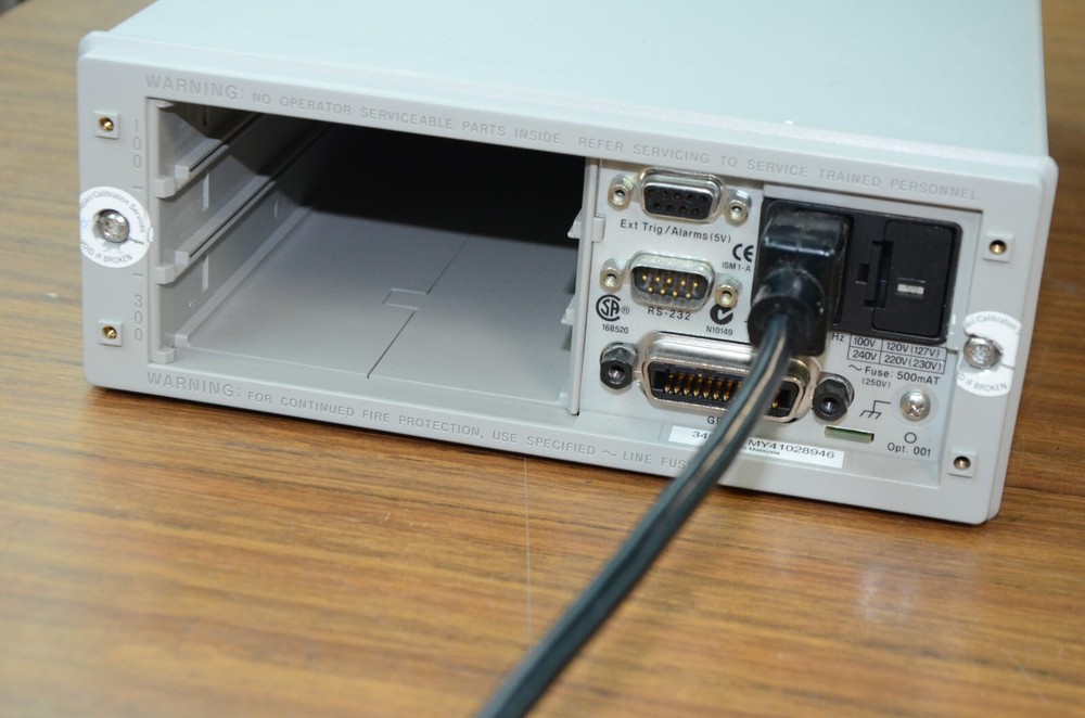 Agilent 34970A Data Acquisition Switch Unit MainFrame Non Working No Errors