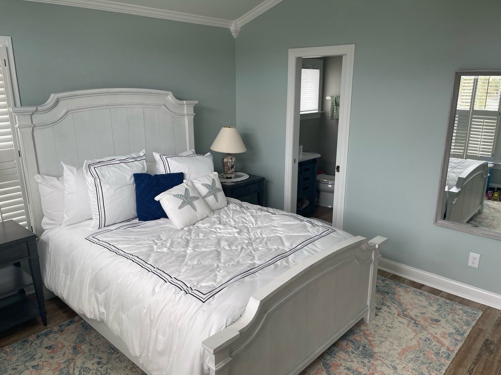 King Bed frame With Headboard, Footboard, And Rails