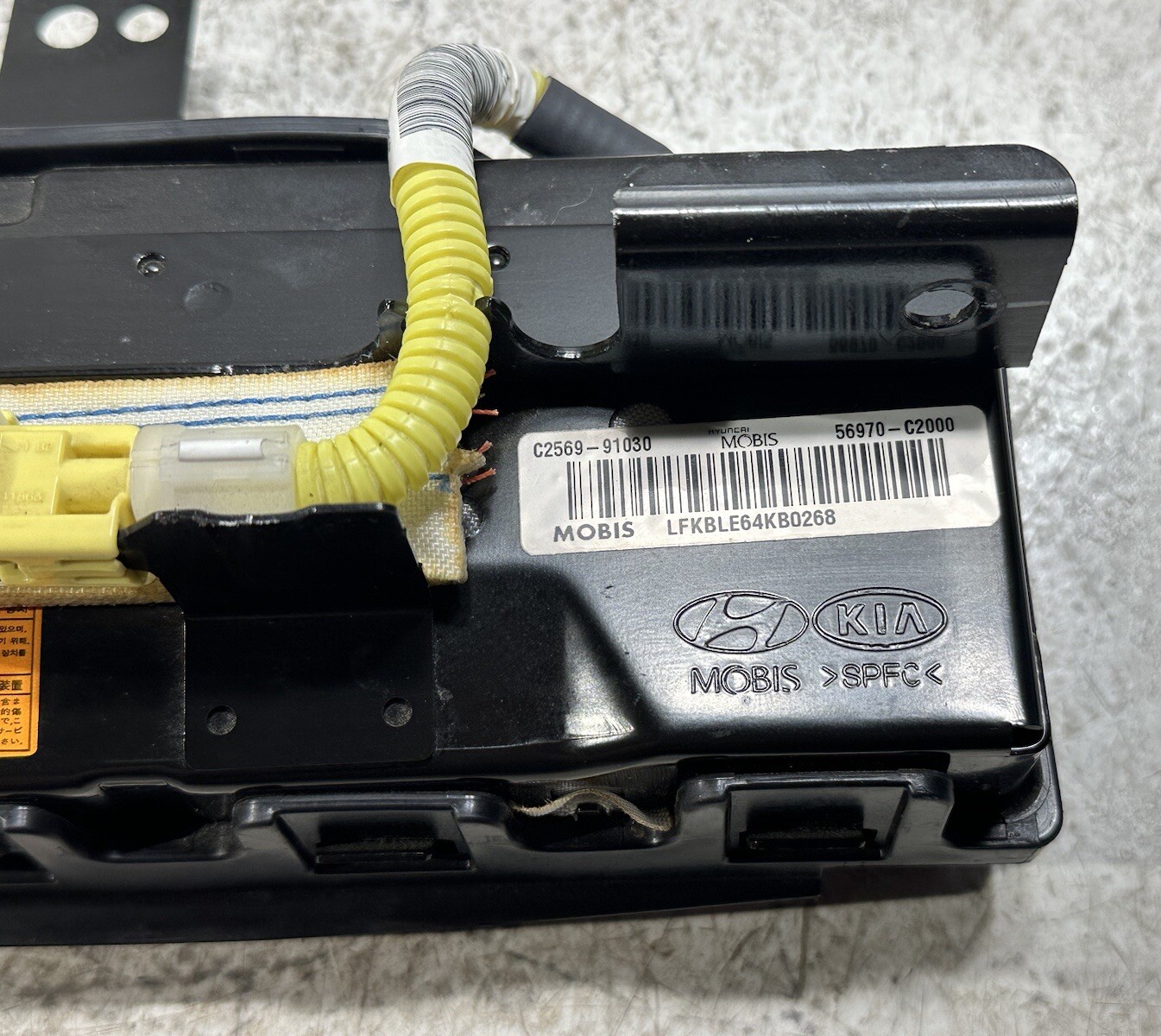 2015-2017 HYUNDAI SONATA AIRBAG STEERING WHEEL AIRBAG & LEFT DRIVER KNEE AIR BAG