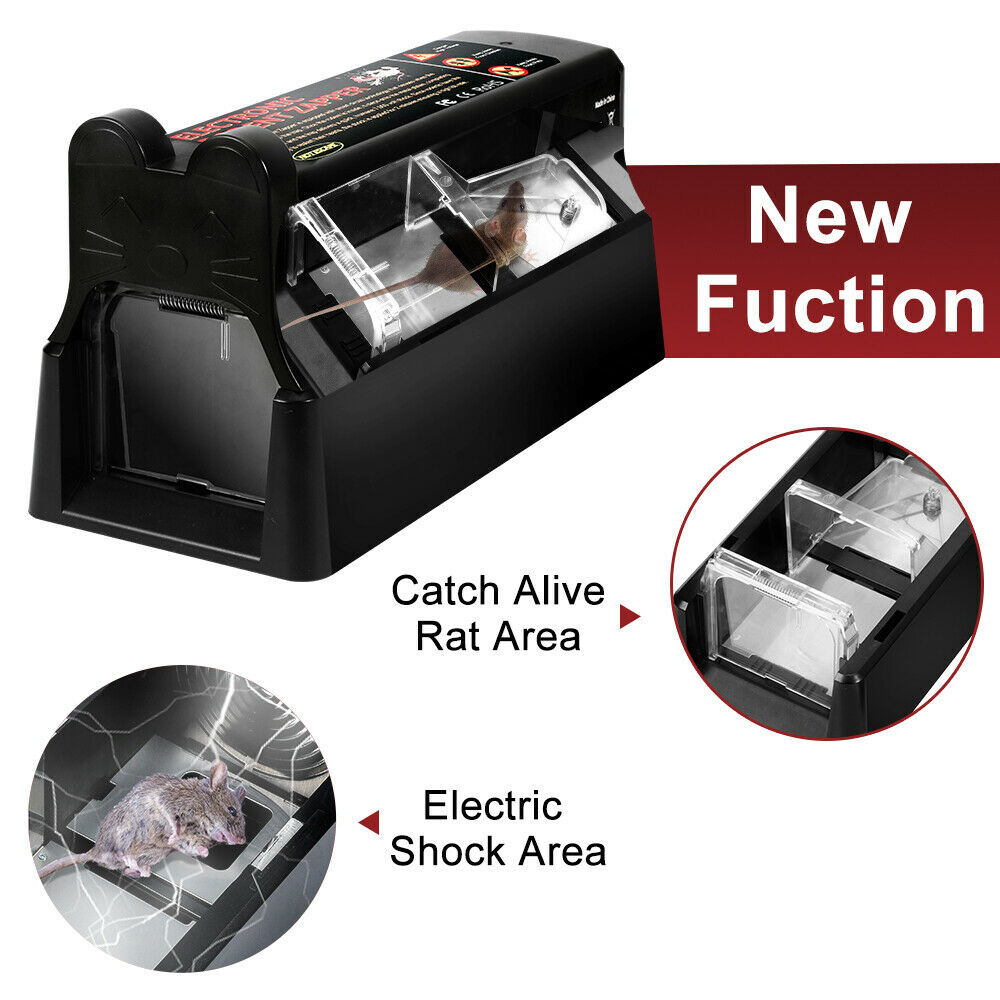 Electronic Mouse Trap Victor Control Rat Killer Pest Electric Rodent Zapper US