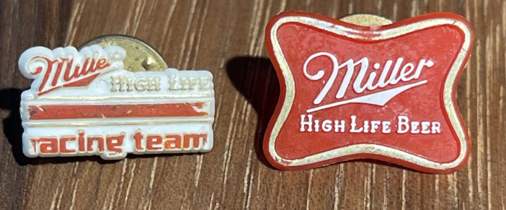 Miller High Life Racing Plastic Pins