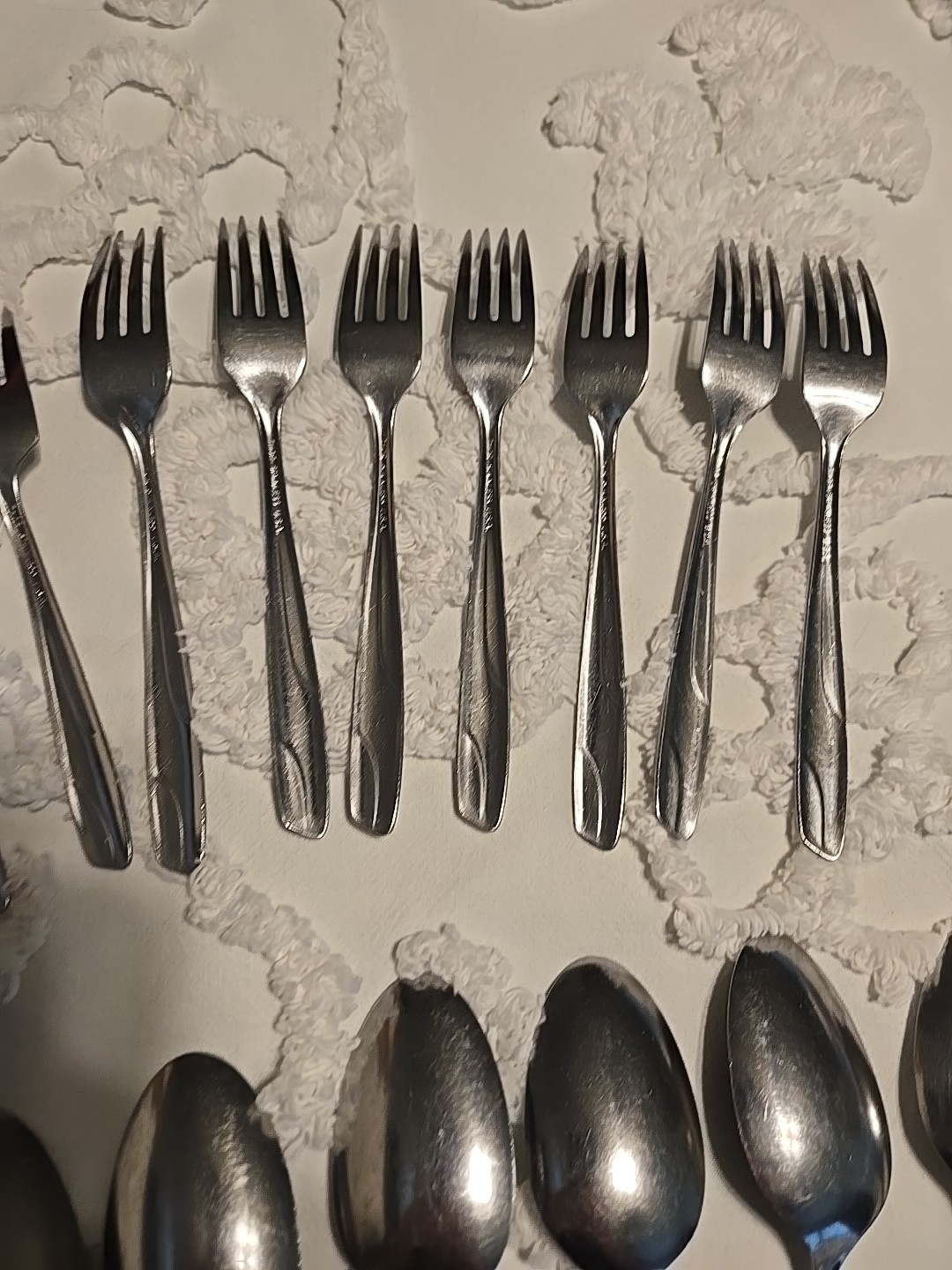 THOR STAINLESS U.S.A FLATWARE LOT STARS SPACE AGE ATOMIC 30 Pieces Rare