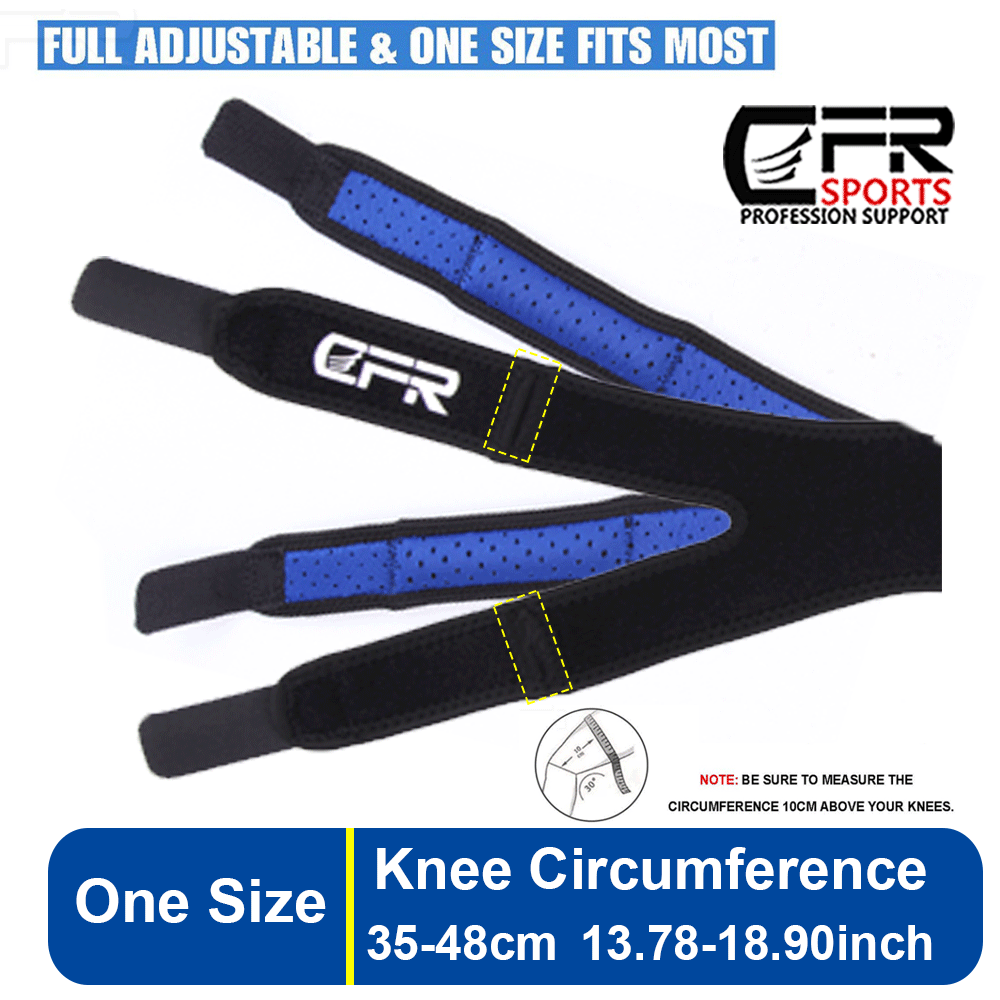 Adjustable Knee Support Double Strap Stabilizer Patella Tendon Arthritis Brace