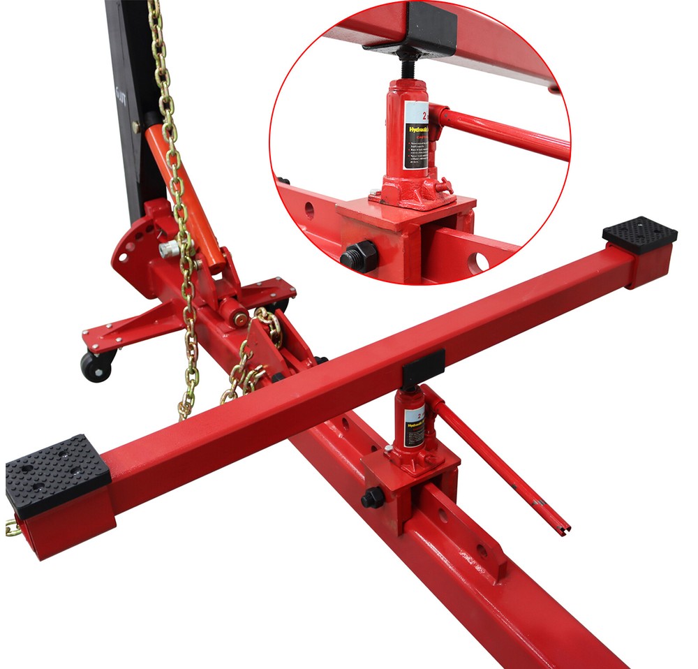Auto Body Frame Puller Straightener Car Frame Machine 6600lbs Loading Capacity