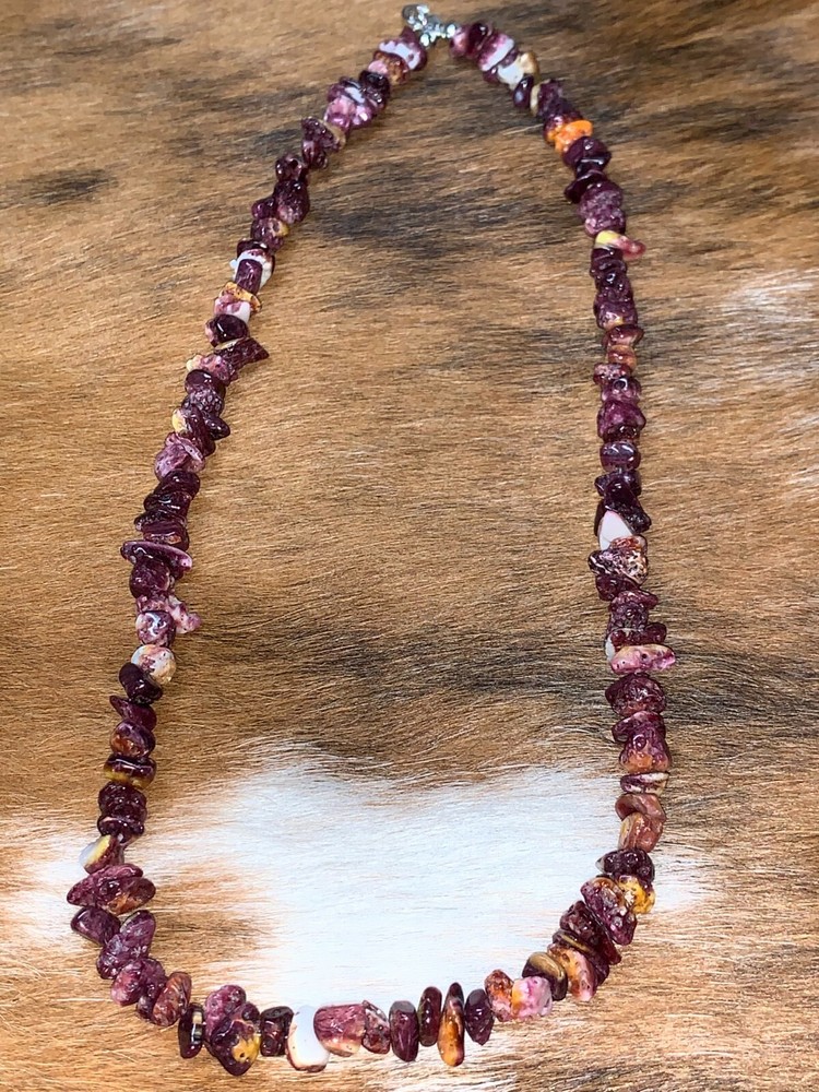PURPLE SPINY ~ NECKLACE (18")