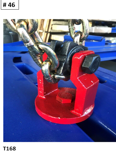 SET#46 AUTOBODY FRAME RACK UNIVERSAL DOWN PULLER ATTACHMENT CHAIN GUIDE