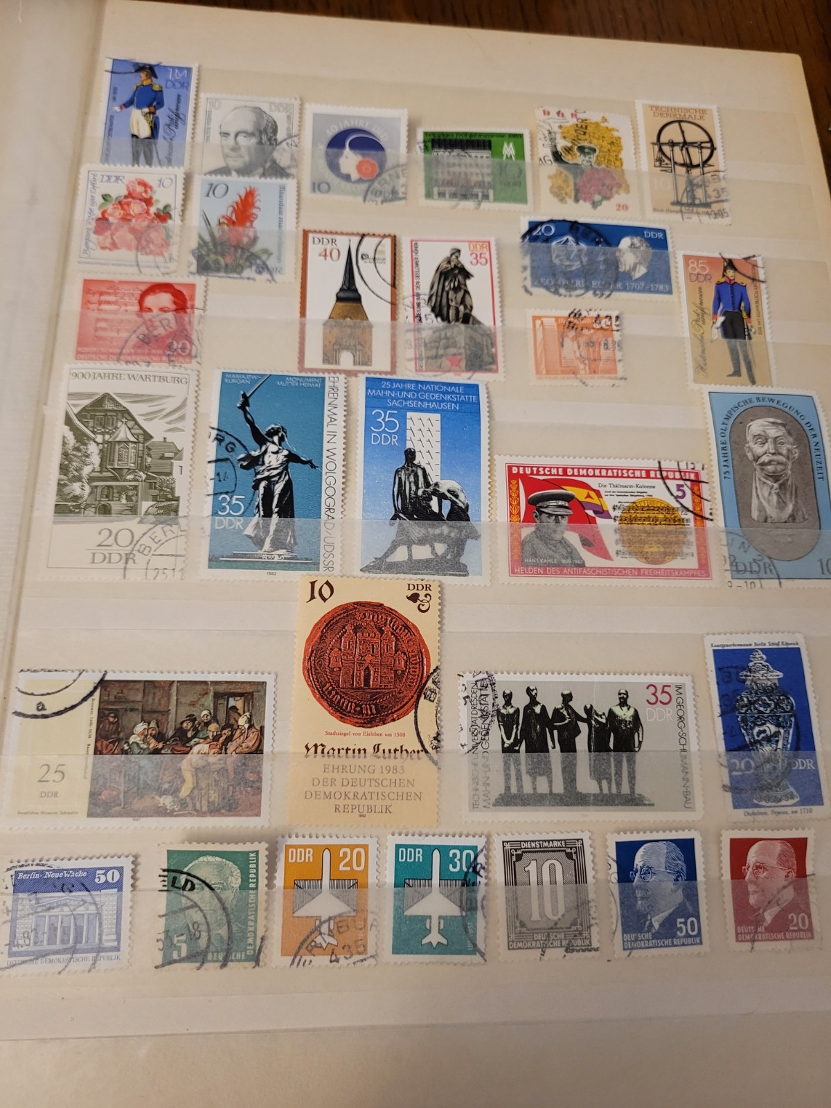 German Stamps Collection * 108 Stamps * DDR * East Germany * #19 *