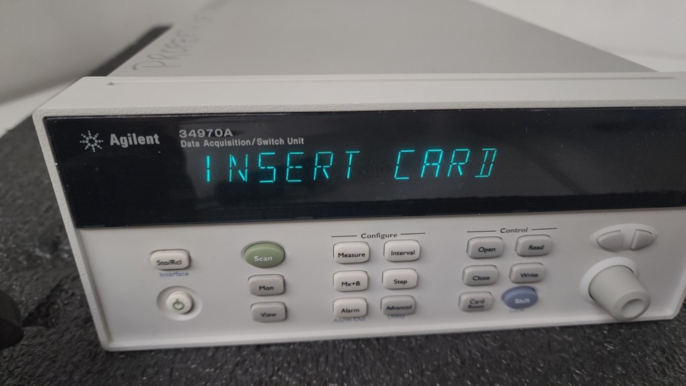 AGILENT 34970A Data Acquisition / Data Logger Switch Unit Passes Self Test