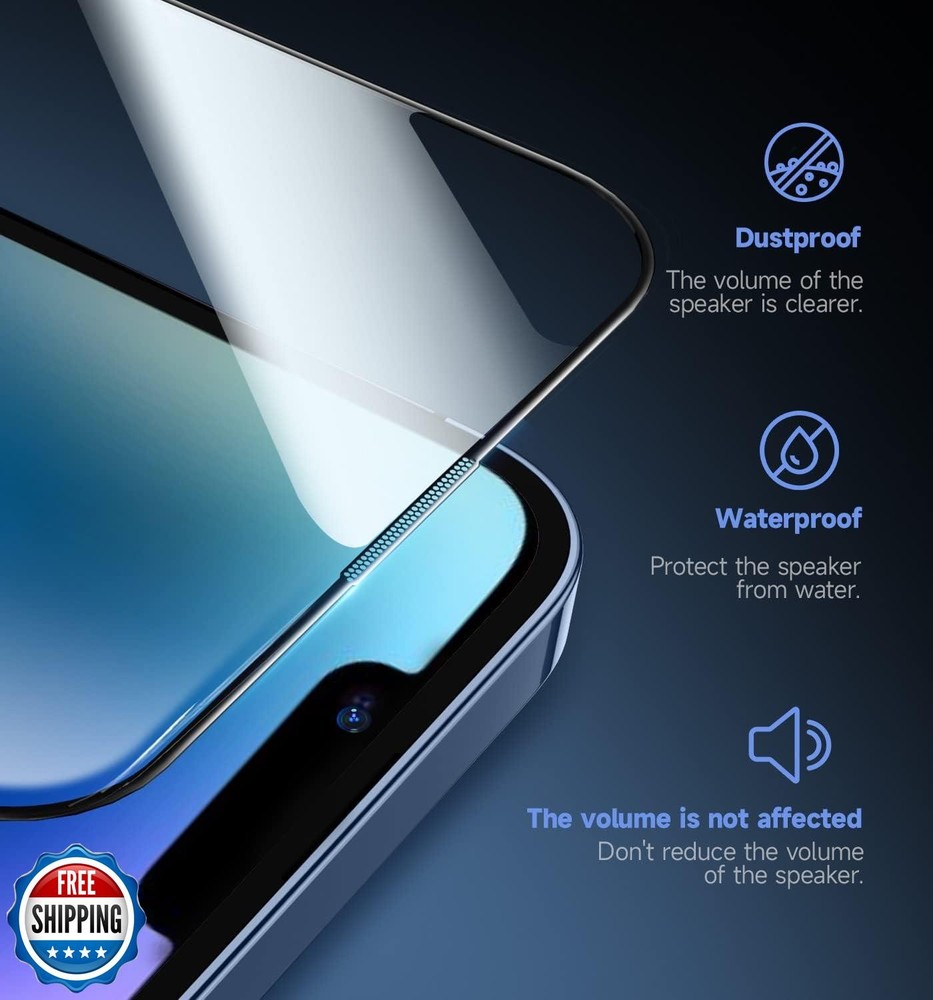 MAGIC JOHN 2 Pack for iPhone 13/14and iPhone 13 Pro 6.1 inch Temp