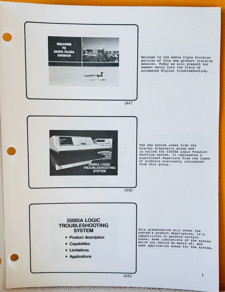 HP Model 55005A NPT Logic Troubleshooting System Manual.