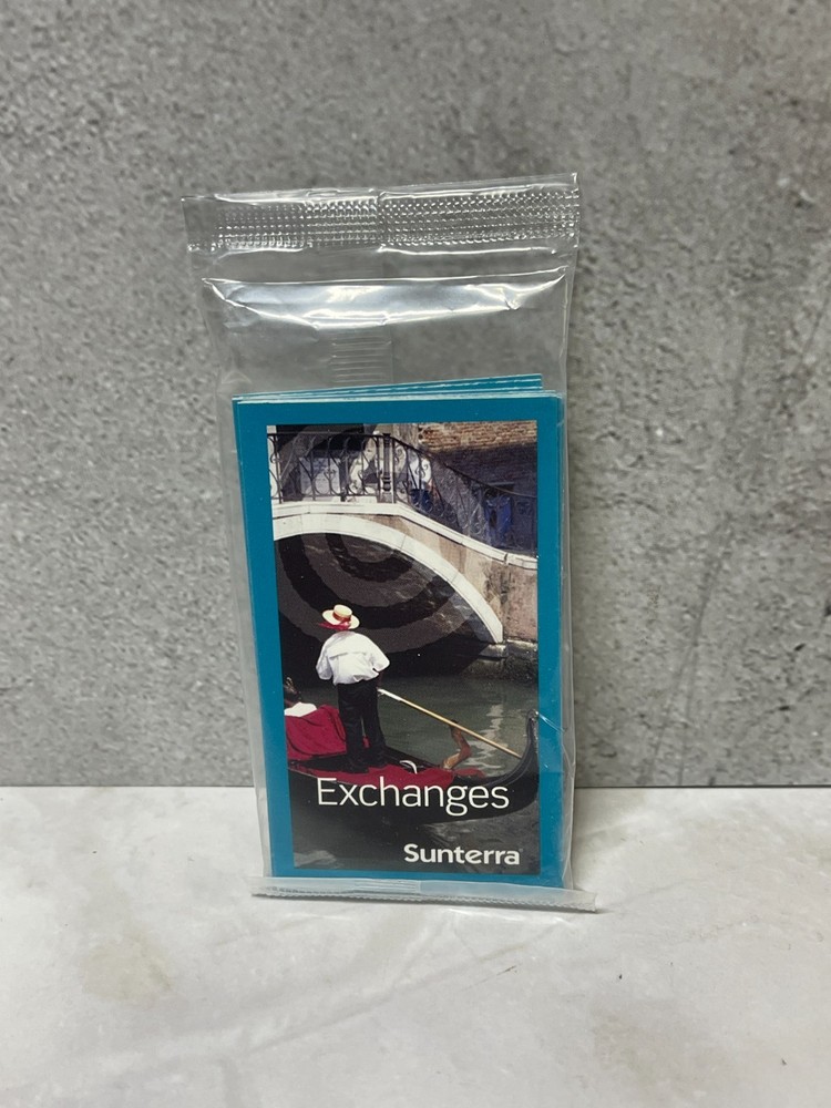 2005 Monopoly Sunterra Edition - Replacement Exchanges cards (SEALED)