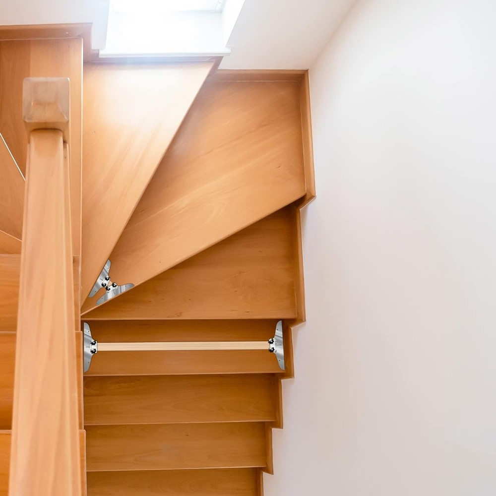 Precision Adjustable Stair Tread Template Tool Set with Level & Measurements