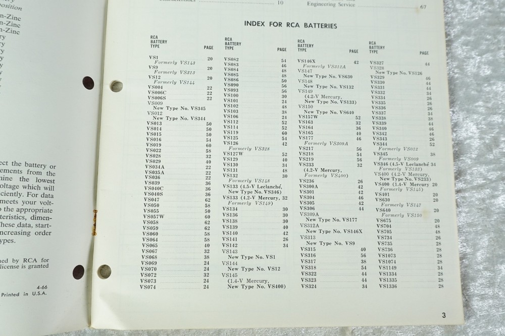 1966 RCA Battery Manual & 1968 Analysis/Sol'n Of Basic Electronic Problems Books